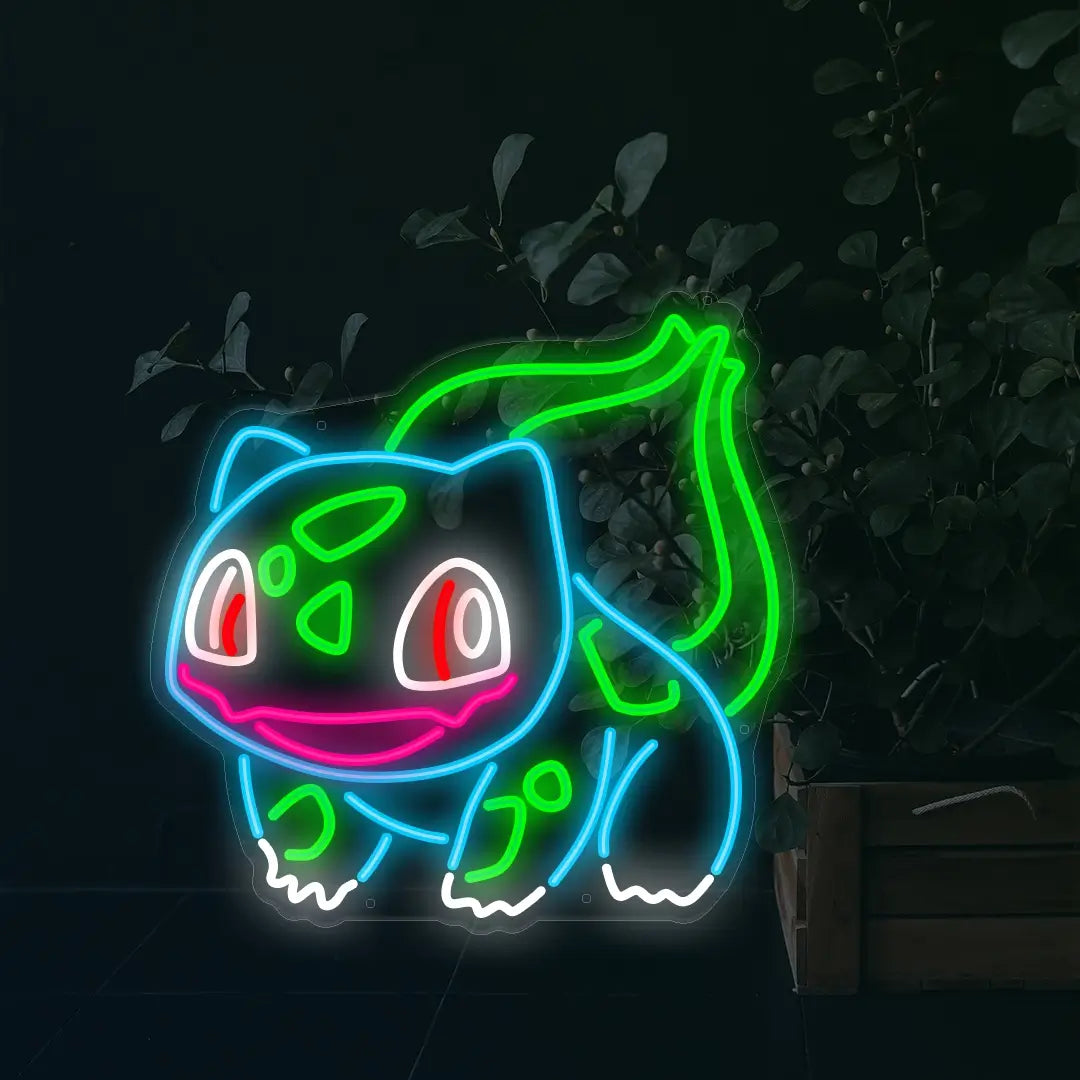 Click to view full size Bulbasaur Neon Sign - ManhattanNeons