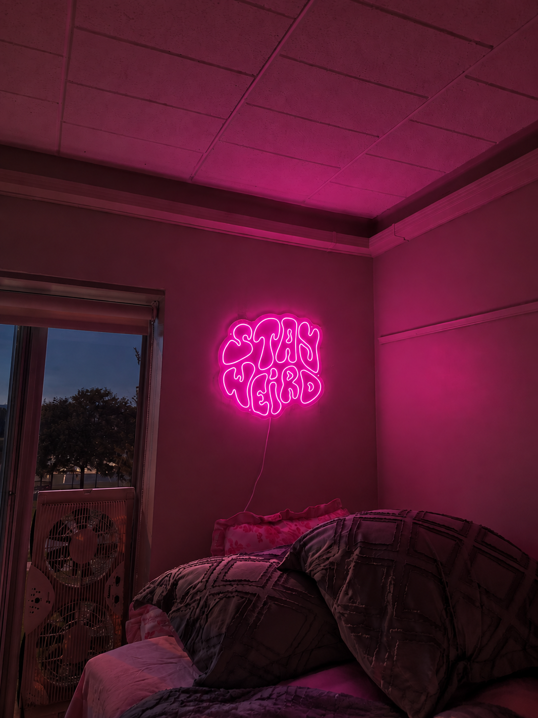 Click to view full size Custom Sign for Andrew Brown Business Neons