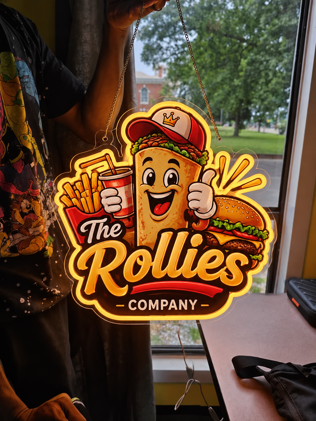 Click to view full size Custom Sign for Ella Anderson Business Neons