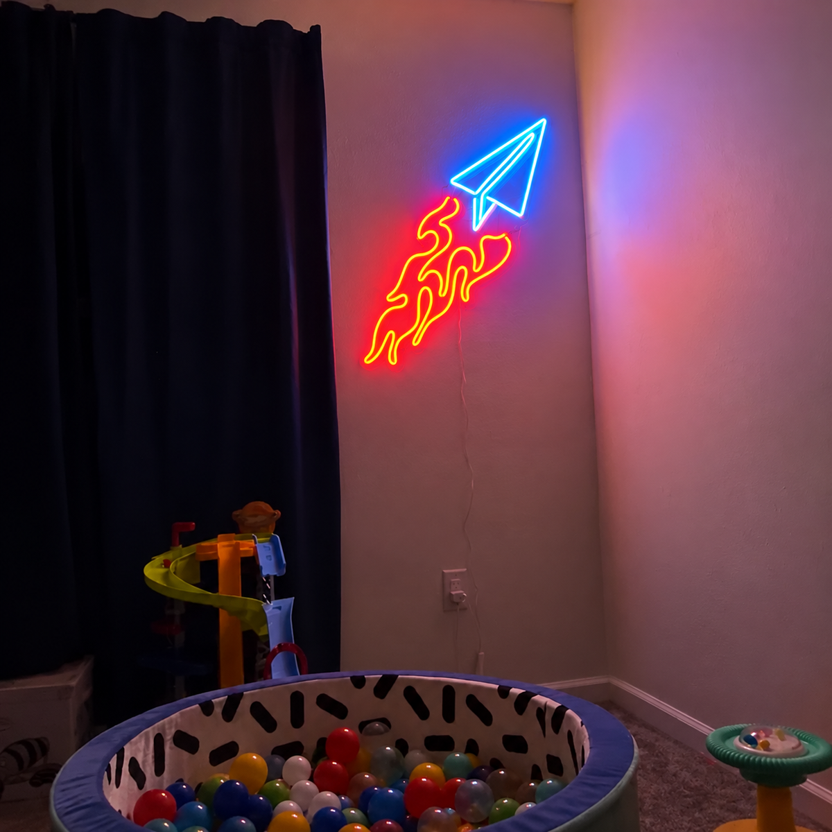 Click to view full size Custom Sign For Isaac Edwards Business Neons