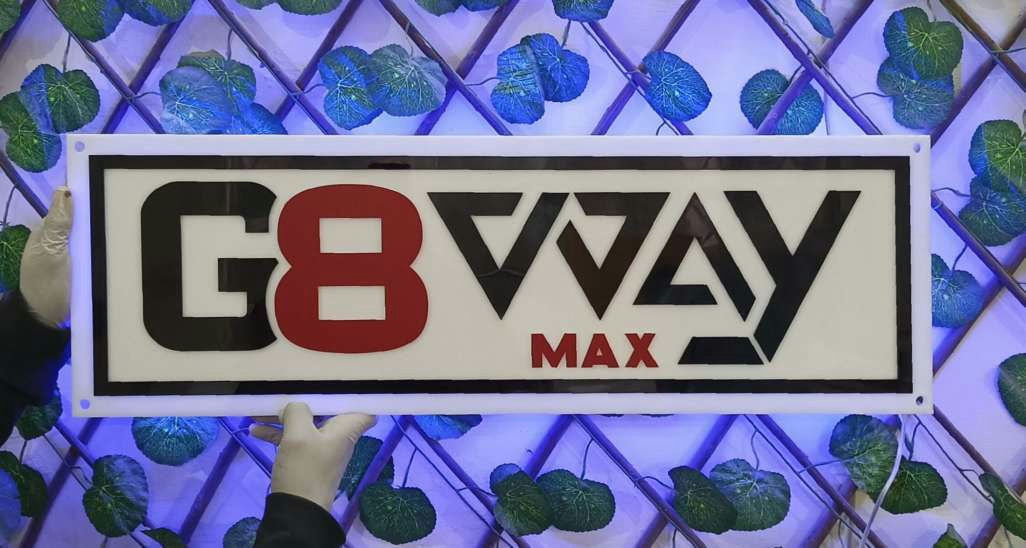 Click to view full size custom business sign for Jacob Salim Business Neons