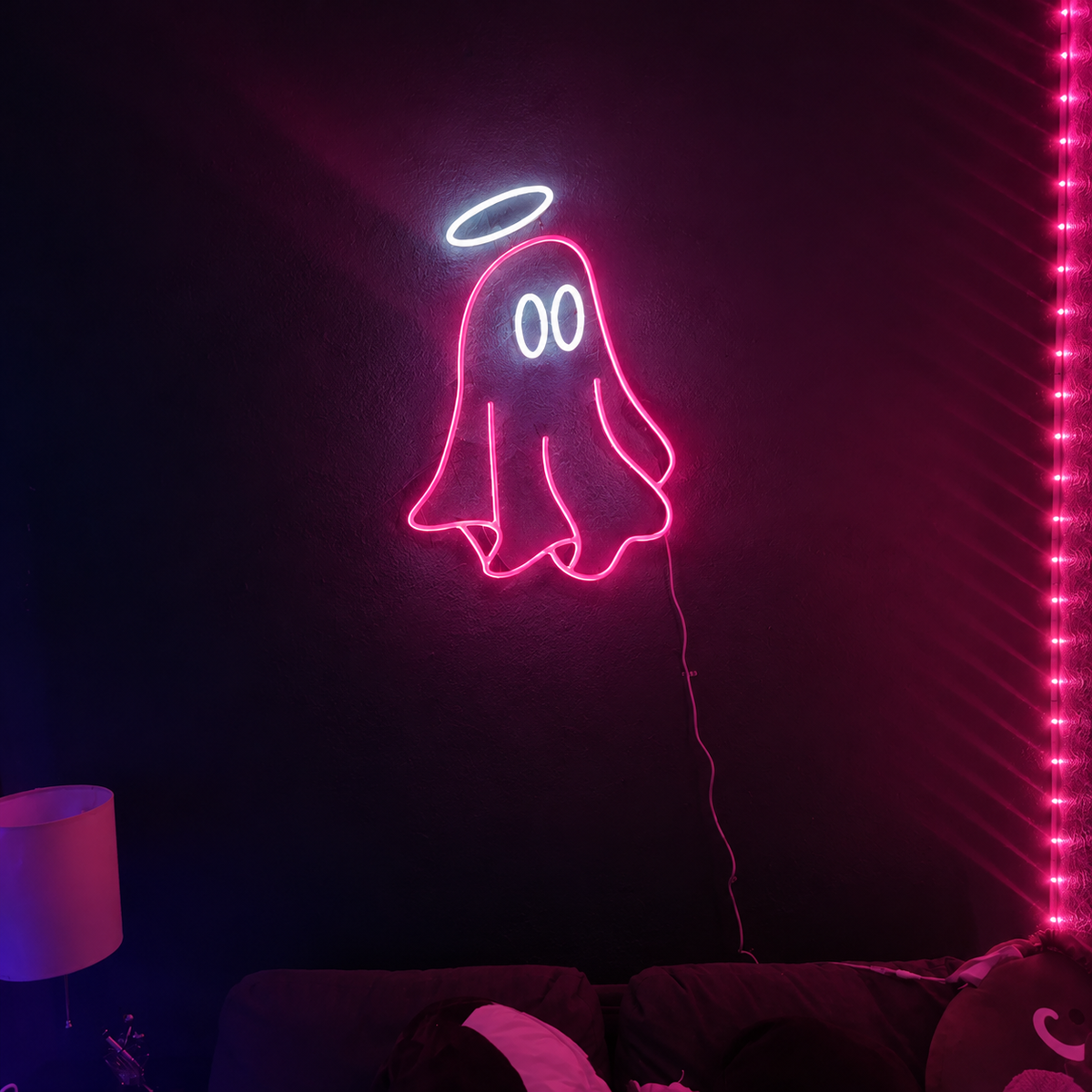 Click to view full size Custom Sign for Clara King Business Neons