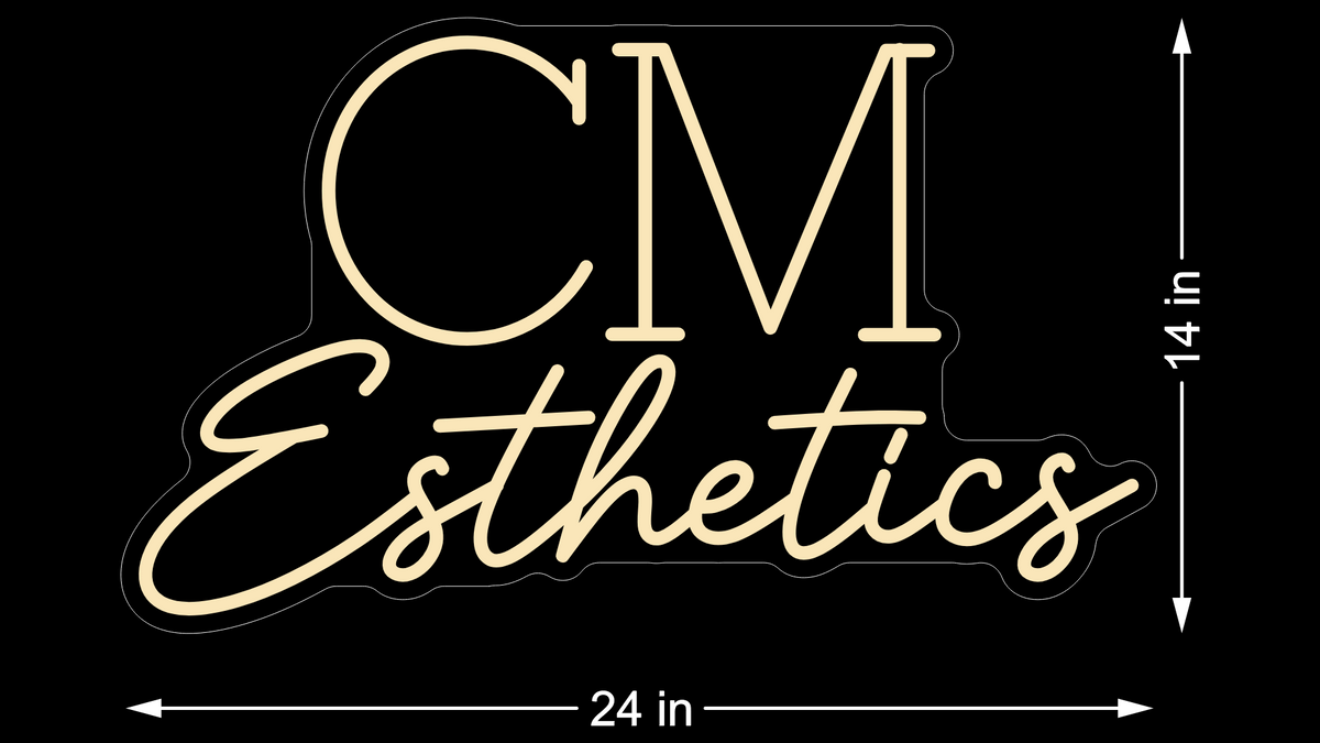 Click to view full size Custom Neon Sign for Coral Melin Business Neons