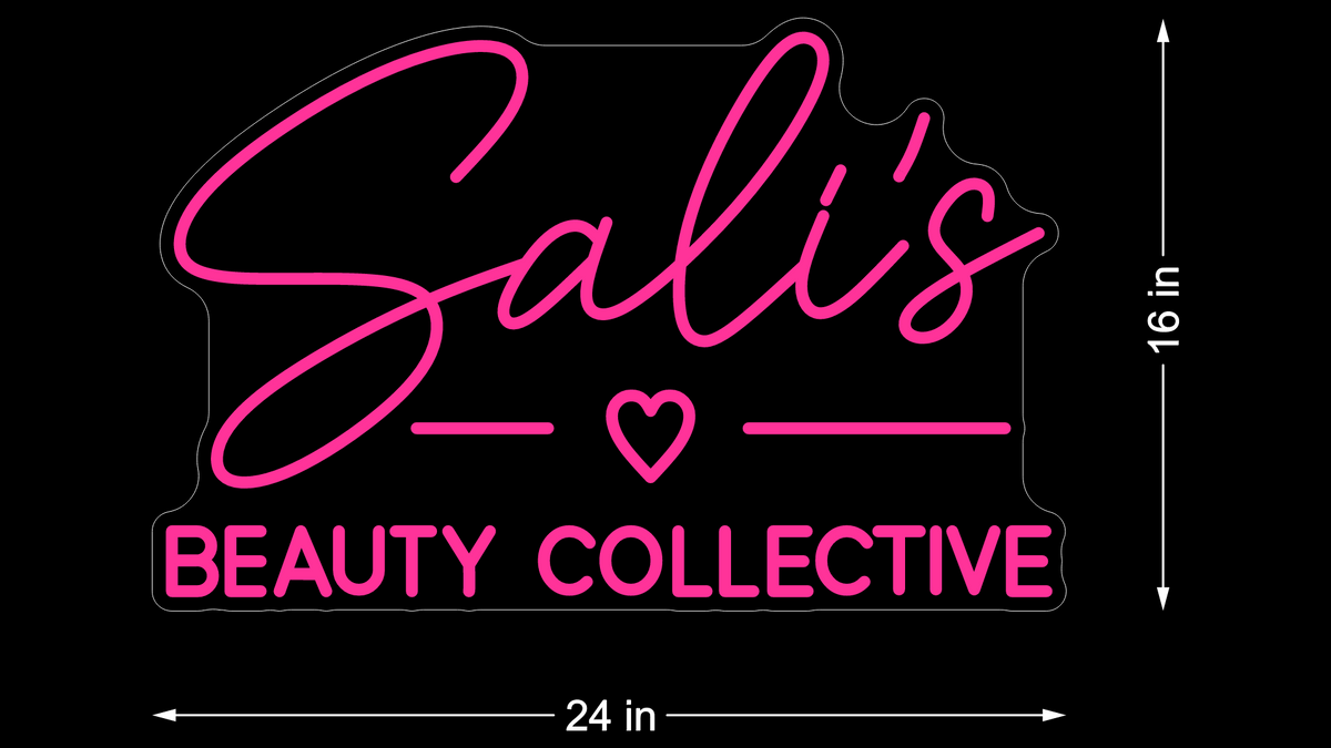 Click to view full size Custom Neon Sign for salihah hasan Business Neons