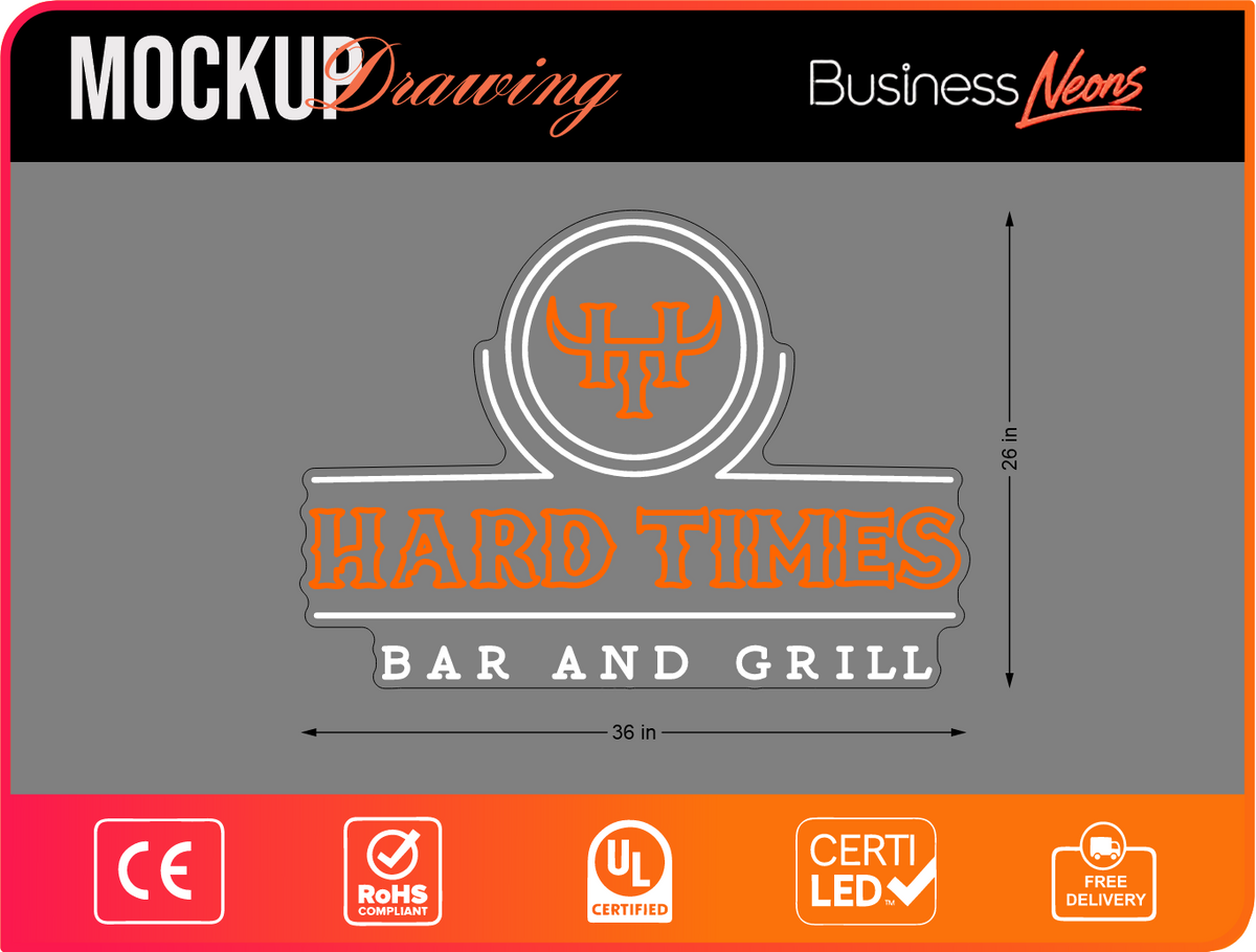 Click to view full size Updated custom neon sign for Sarah Wieberg Business Neons