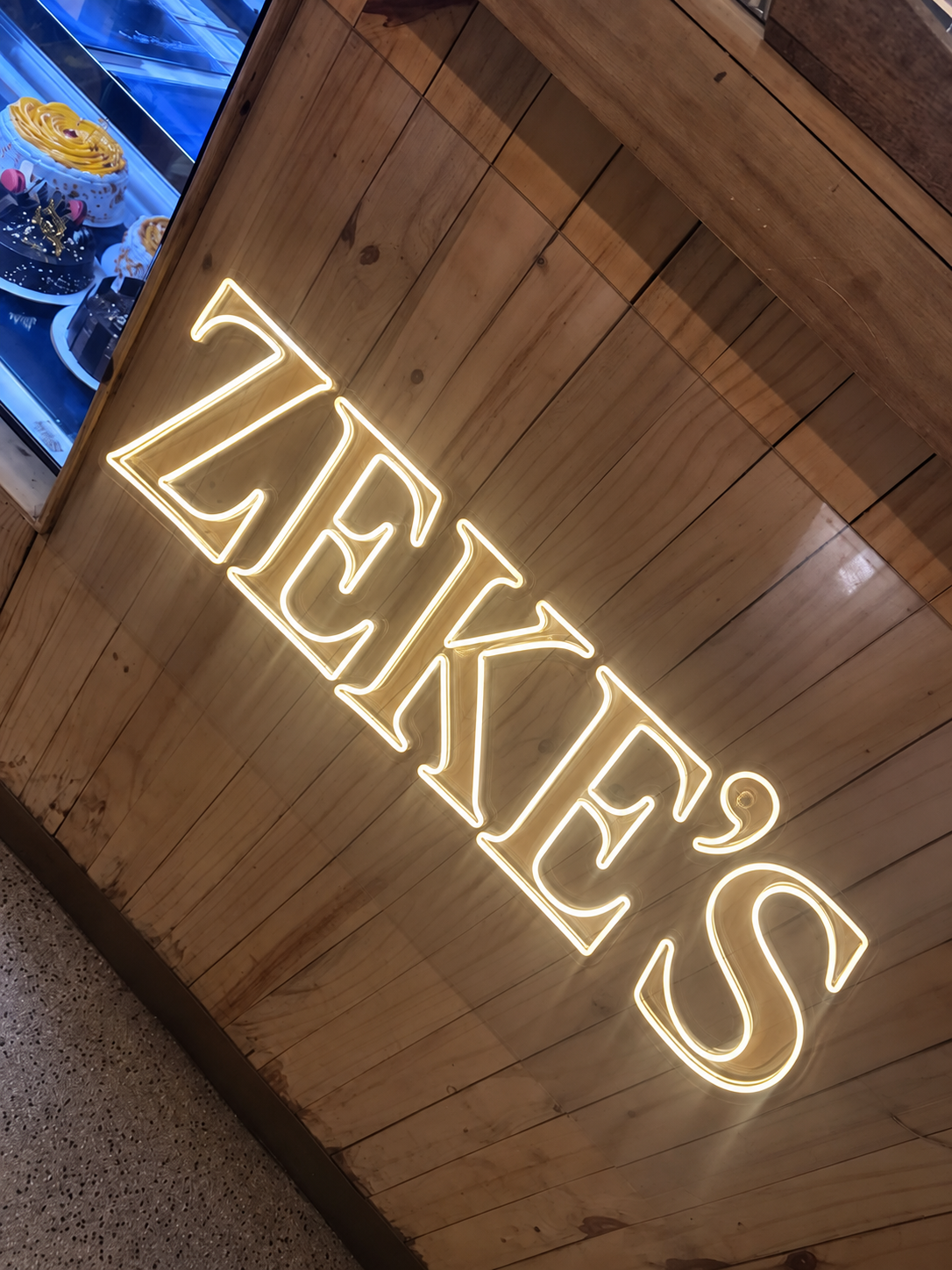 Click to view full size Custom Sign For Nathan Collins Business Neons
