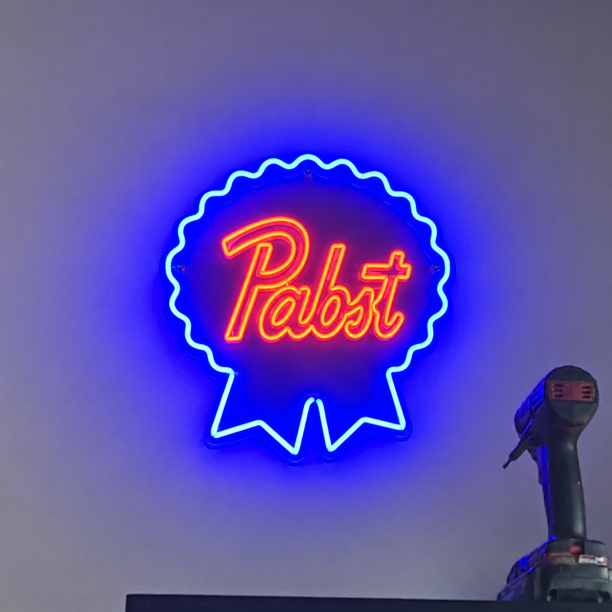 Click to view full size Custom Sign for Rachel King Business Neons