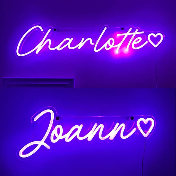 Click to view full size Custom Sign for Daisy Kelly Business Neons
