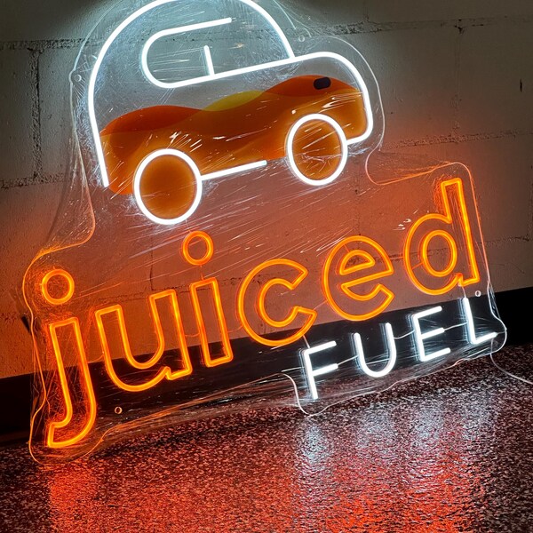 Click to view full size Custom Sign for Lucas Harrison Business Neons