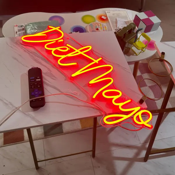 Click to view full size Custom Sign for Jasmine Marshall Business Neons