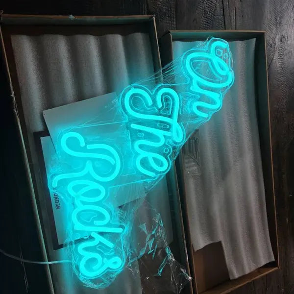 Click to view full size Custom Sign For Claire Alexander Business Neons
