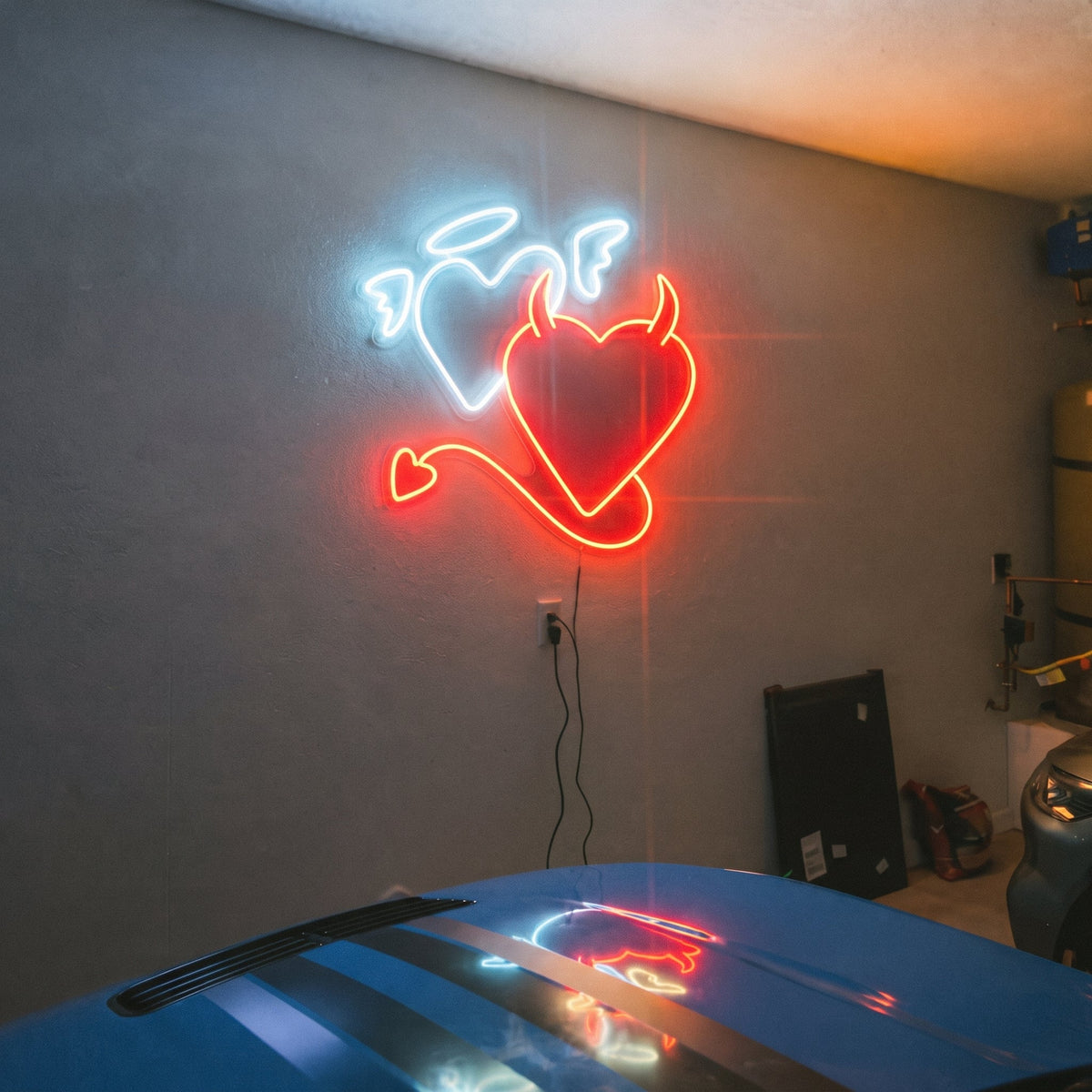 Click to view full size Custom Sign For Steven Hall Business Neons