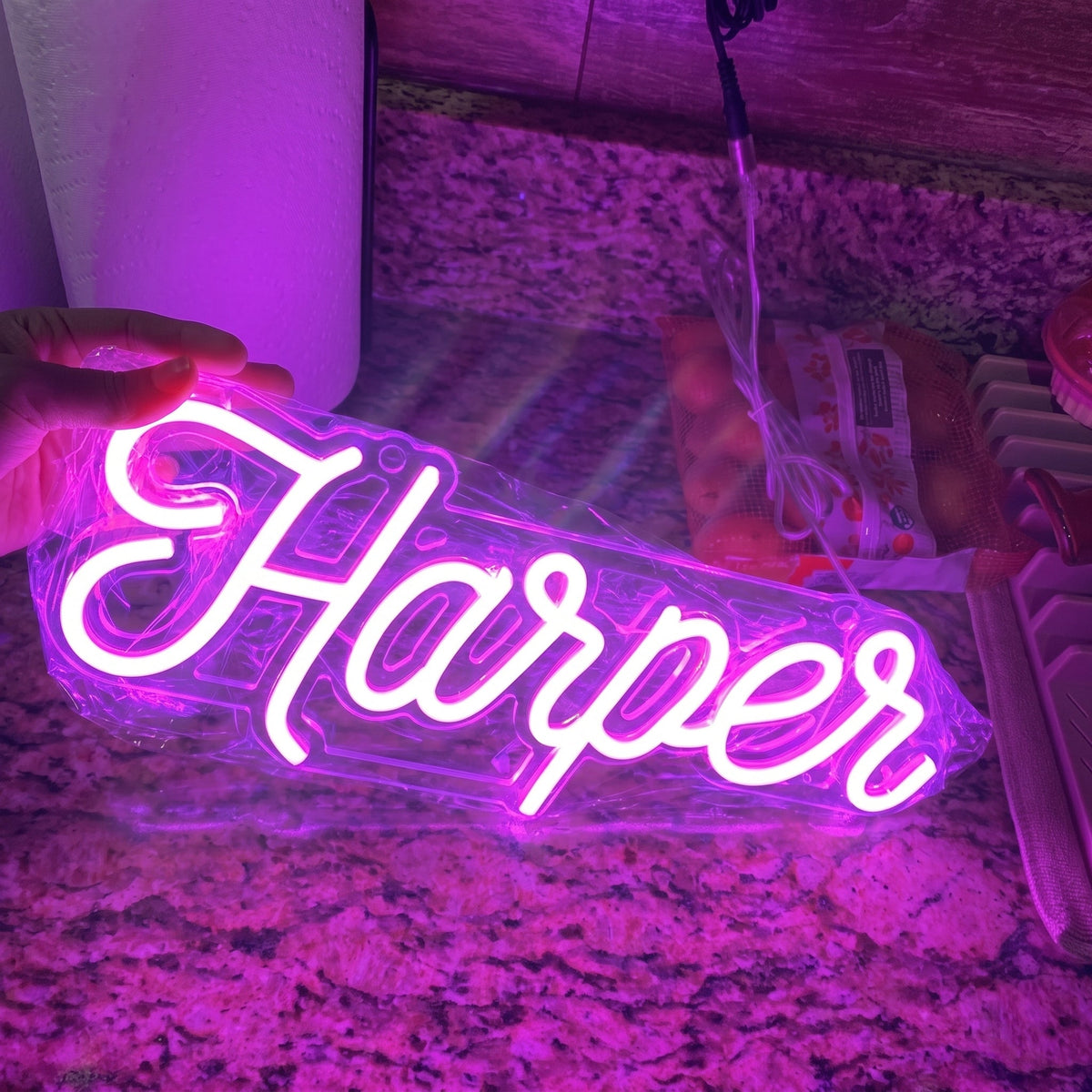 Click to view full size Custom Sign for Olivia Long Business Neons