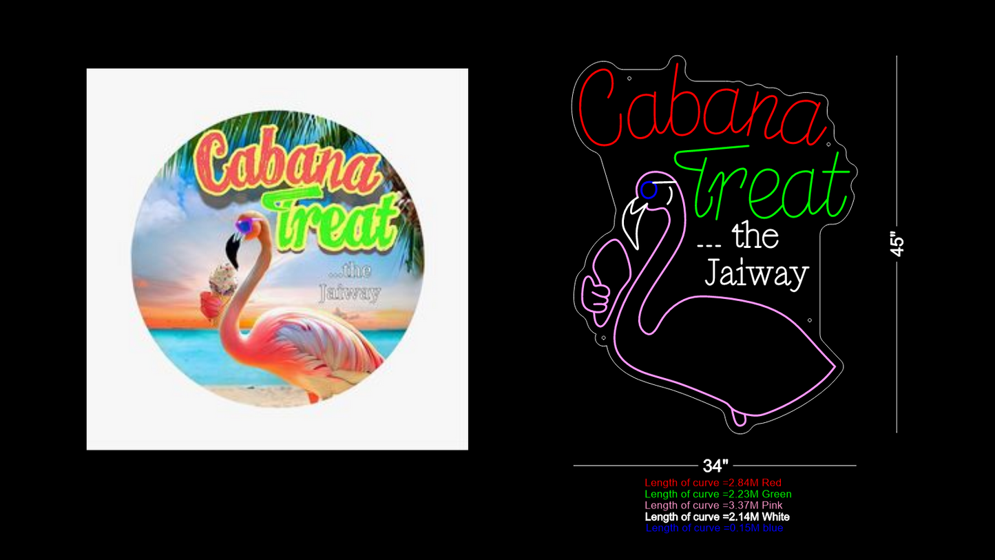 Custom Neon for Jai Lopez Kline Business Neons