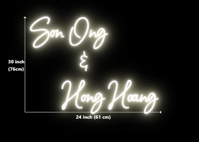 Click to view full size Custom Neon for An ThúyAn Business Neons