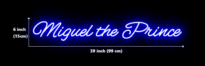 Click to view full size Custom Neon for Mario Solano Business Neons