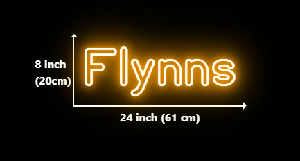 Click to view full size Custom Neon for Andy Thomas Curtis Miller Business Neons