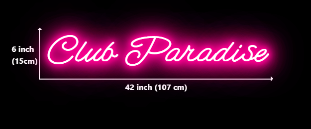 Click to view full size Custom Neon for Harrel Johnson Business Neons