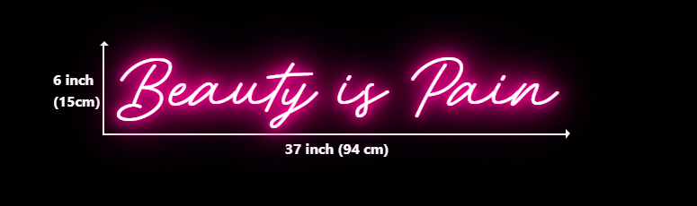 Click to view full size Custom Neon Signs for Sandra De los Santos Business Neons