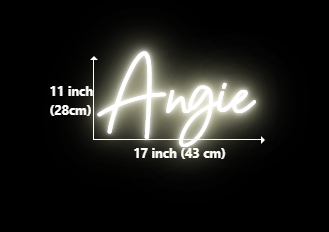 Click to view full size Custom Neon for Christine Holloman Business Neons