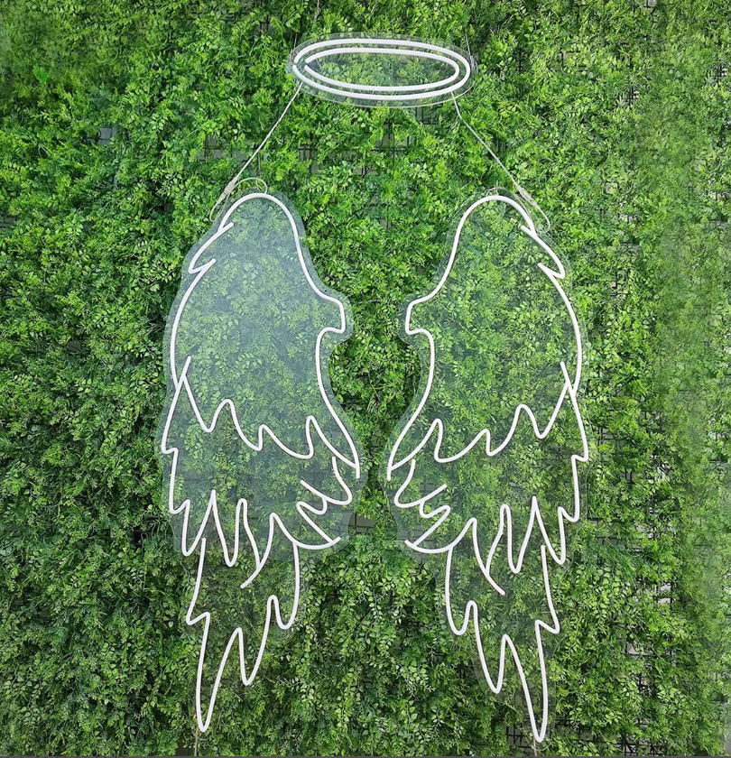 Angel Wings Neon Sign | Illuminate Your Space with Heavenly Elegance Business Neons