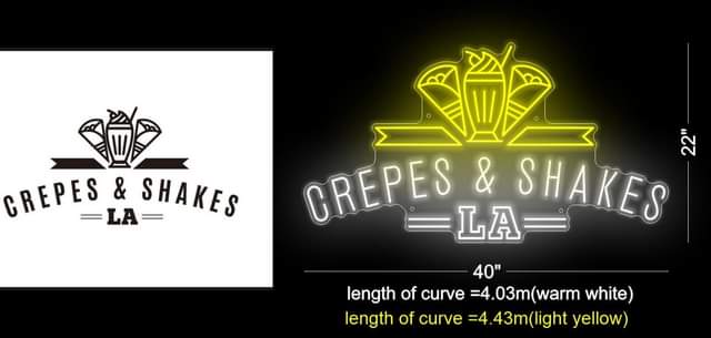 Click to view full size Custom Neon for ZA Christopher Business Neons