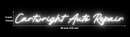 Custom Neon for James Cartwright Business Neons