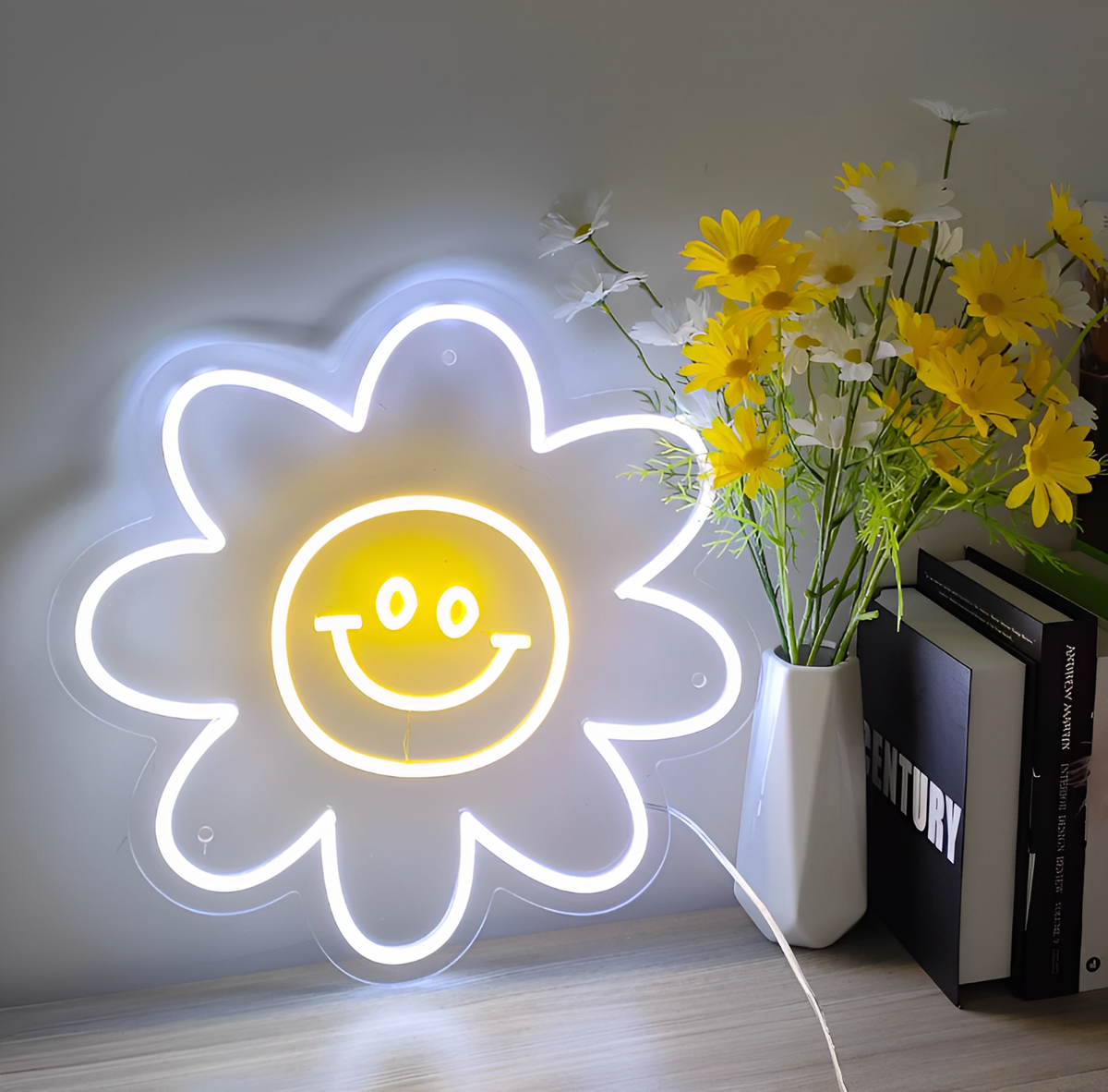 Click to view full size Sunflower LED Neon Sign Business Neons