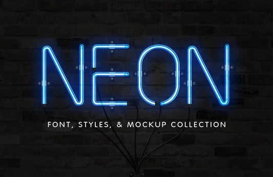 Brighten Your Design with Neon Sign Font