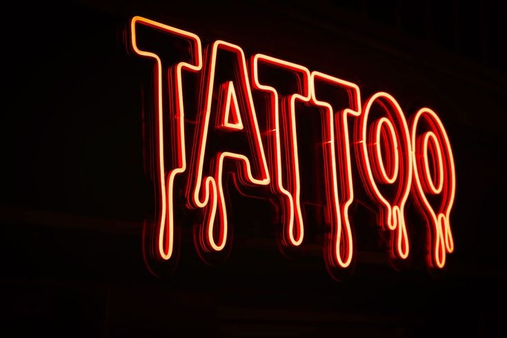 Tattoo Neon Signs