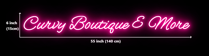 Custom Neon for Sonia Mendoza Business Neons