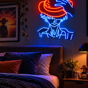 Anime LED Neon Wall Art for Gaming Room Business Neons