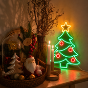 Christmas Tree Neon Sign | Festive LED Christmas Decoration Business Neons