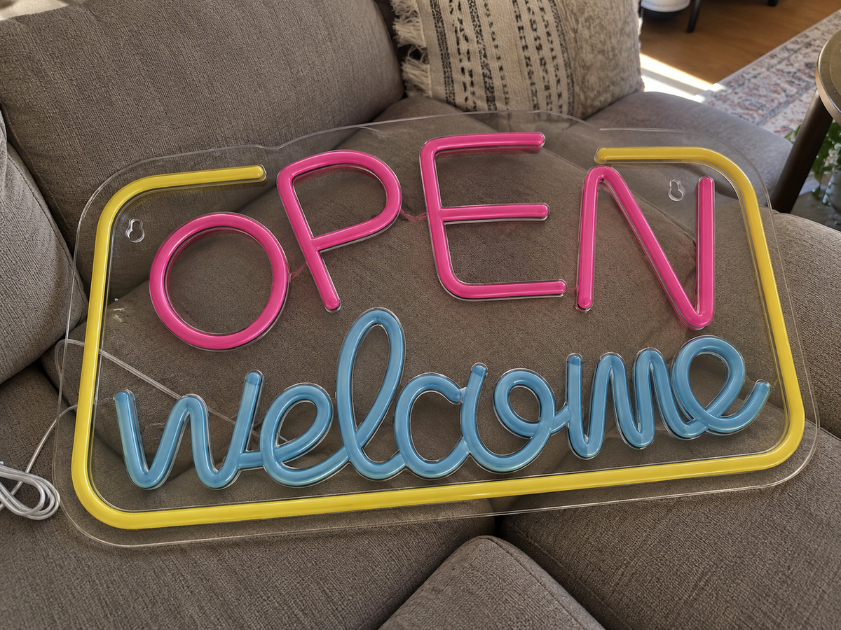 Custom sign for Elizabeth Wells Business Neons