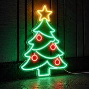 Christmas Tree Neon Sign | Festive LED Christmas Decoration Business Neons