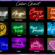 Custom Name Neon Signs - Personalized Lighted Signs for Your Unique Style - from manhattonneons.com.