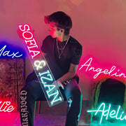 Custom Name Neon Signs - Personalized Lighted Signs for Your Unique Style - from manhattonneons.com.