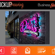Custom LED Neon for Nicole Davis Business Neons