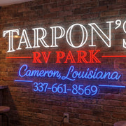 Custom Neon sign for Scott Trahan Business Neons