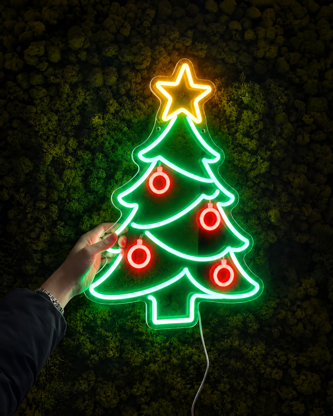Christmas Tree Neon Sign | Festive LED Christmas Decoration Business Neons