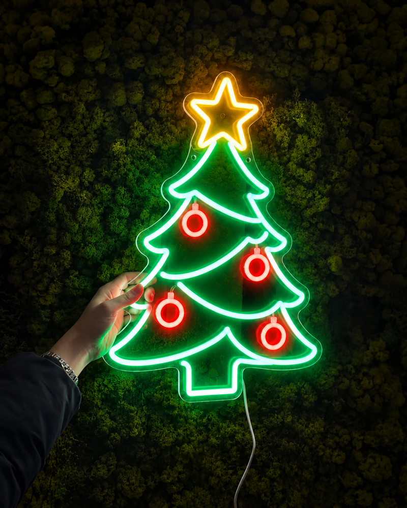 Christmas Tree Neon Sign | Festive LED Christmas Decoration