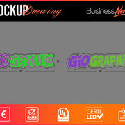Custom LED Neon Sign for Gio Business Neons