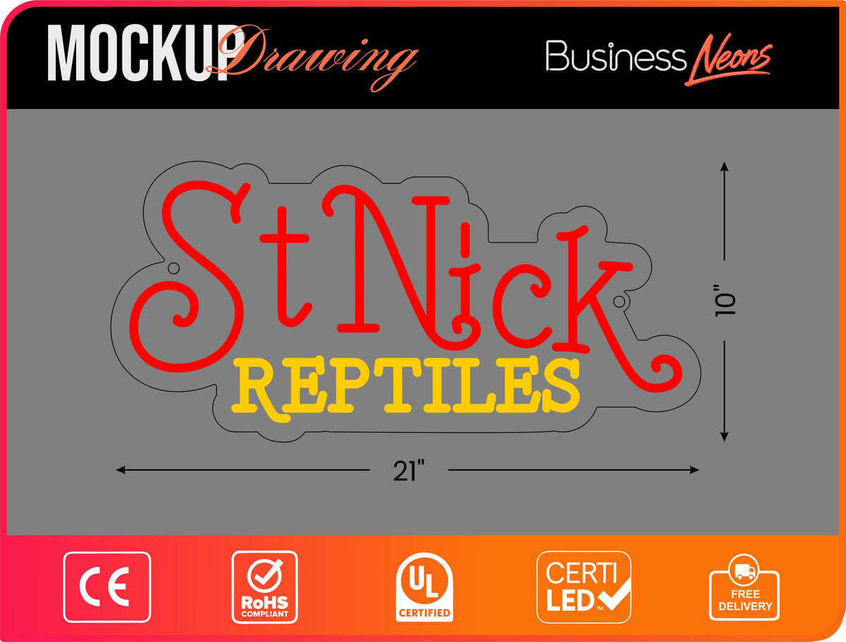 Custom LED Neon for Randall Monday Business Neons