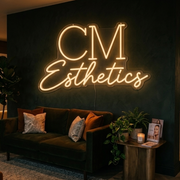 Custom Neon Sign for Coral Melin Business Neons