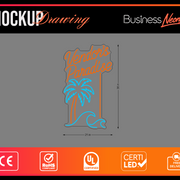 Custom LED Neon Sign for Cheryl Business Neons