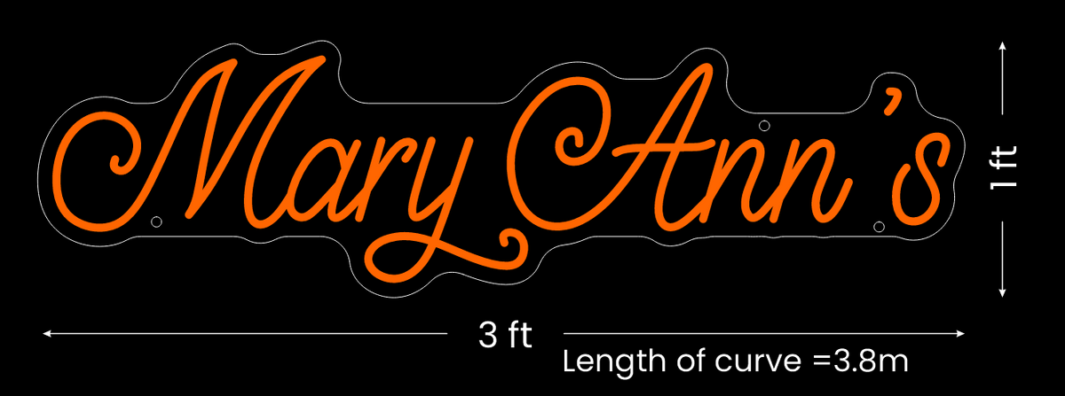 Custom Neon Sign for Tim Lebaron Business Neons