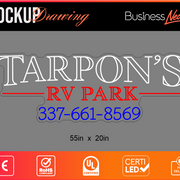 Custom Neon sign for Scott Trahan Business Neons