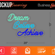 Final design for Vannissa Carls Business Neons
