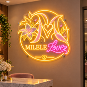 Custom LED Neon for Katia Jones Business Neons