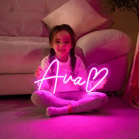 Personalized Ava Name Neon Sign - from manhattonneons.com.